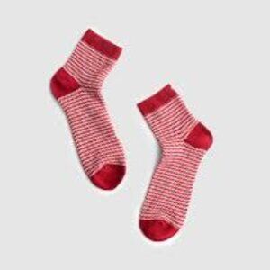 New in package, Madewell textured-knit ankle socks, retail $15